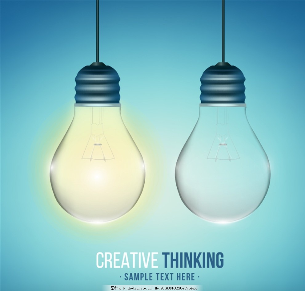 點亮創意 創新思維燈泡設計矢量素材的多樣應用
